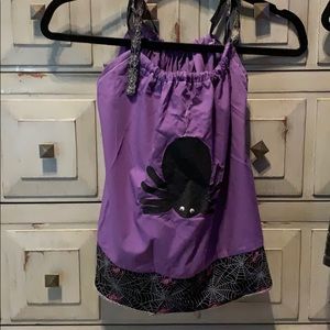 Toddler Halloween Spider dress